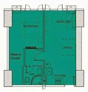 Apartment The Beacon 1br For 4, T2, Wifi 300mbps *